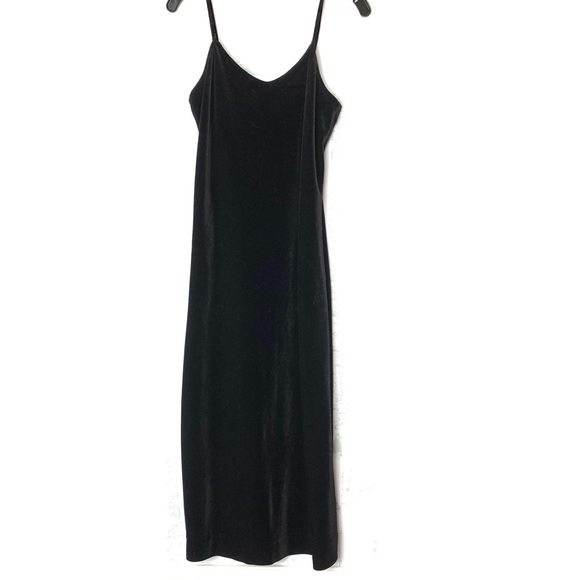 Rebecca Minkoff Black Velveteen Yoshi Slip Dress - Picture 3 of 8